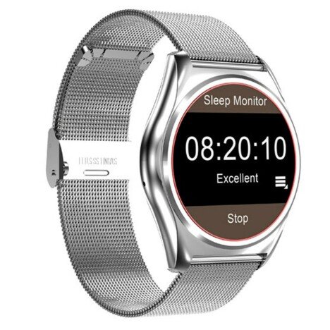 Ceas Smartwatch iUni N3 Plus, BT, 1.3 Inch, IOS si Android, Silver